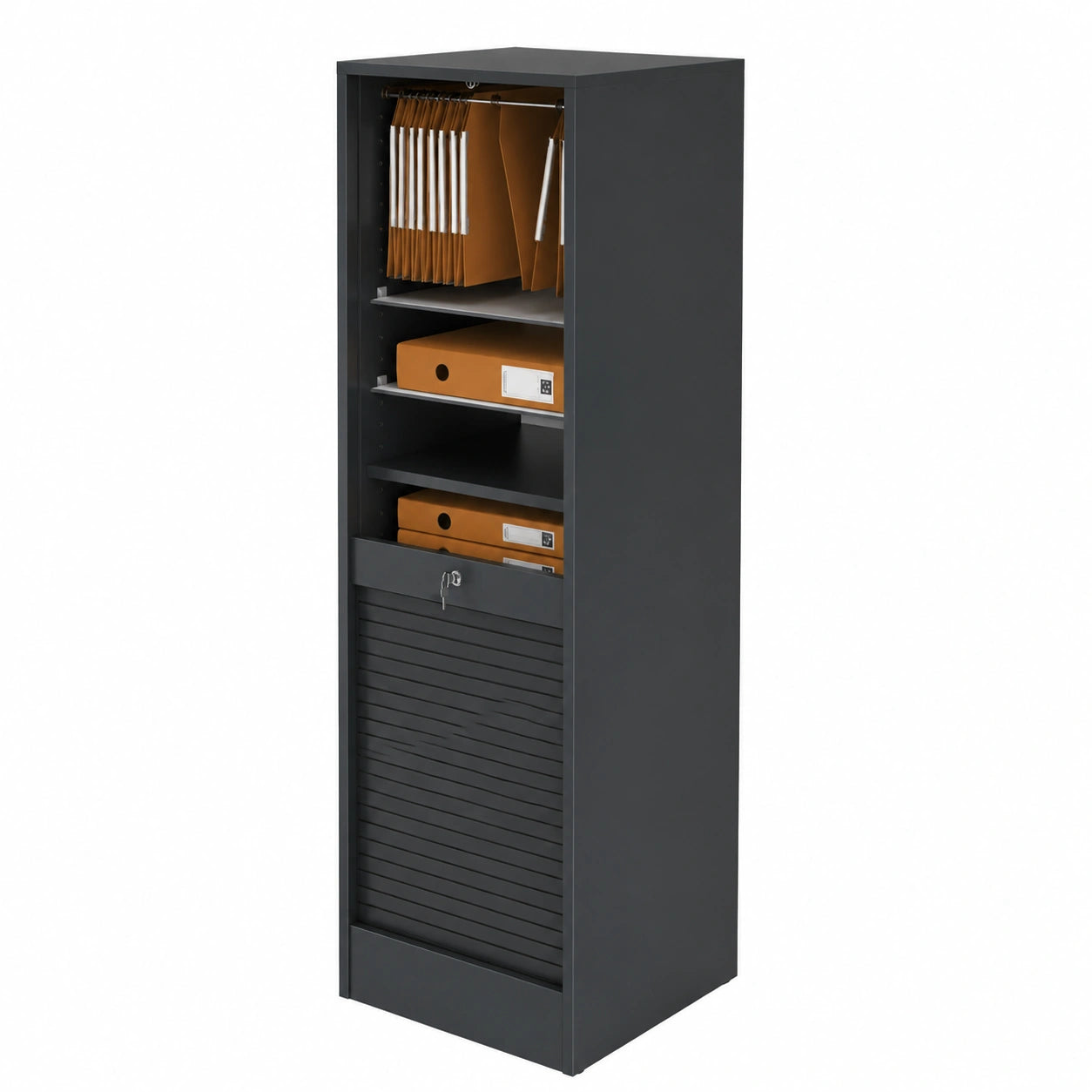 Meuble polyvalent, coloris noir, pour les espaces de vie