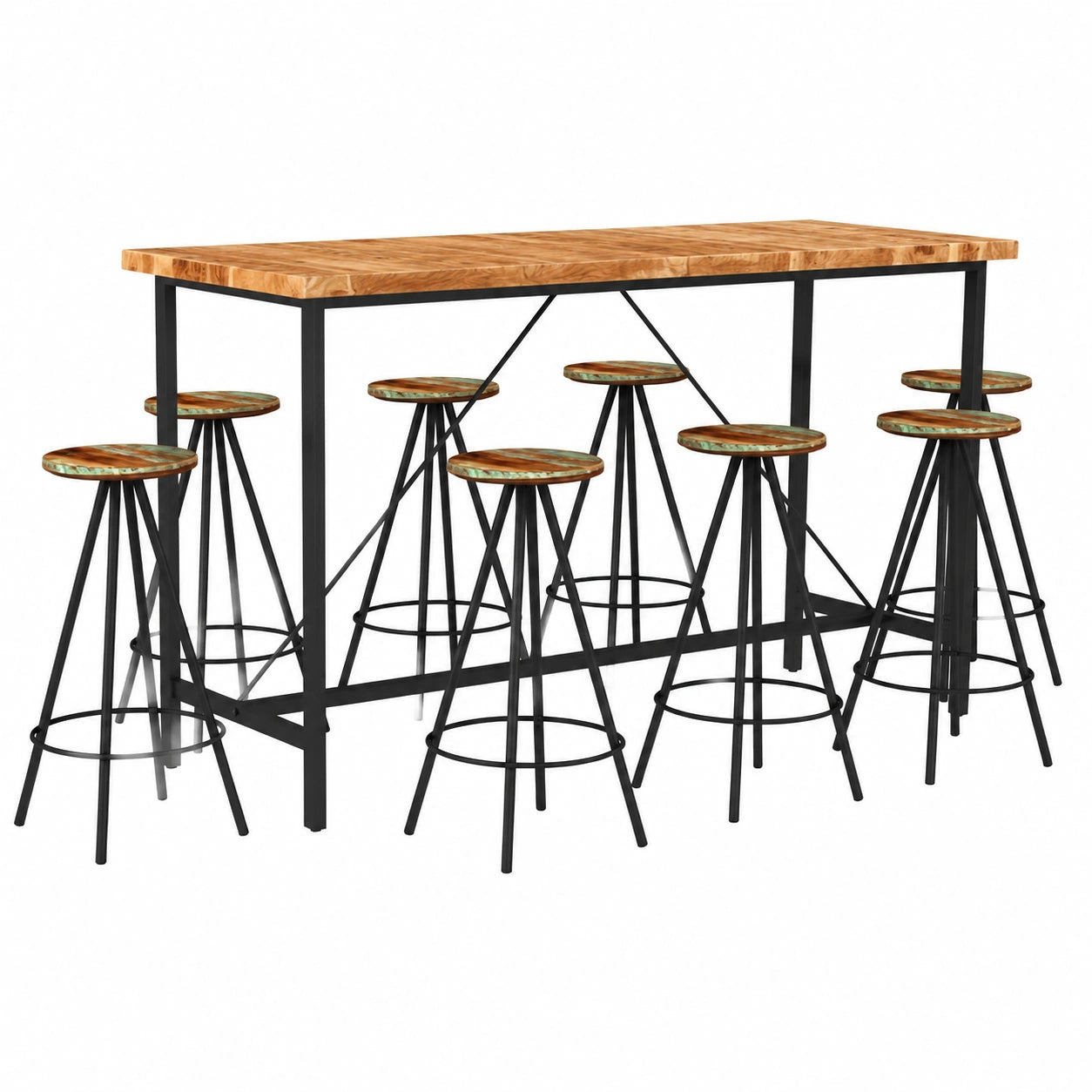 Table, 9 pièces, pour les espaces de vie