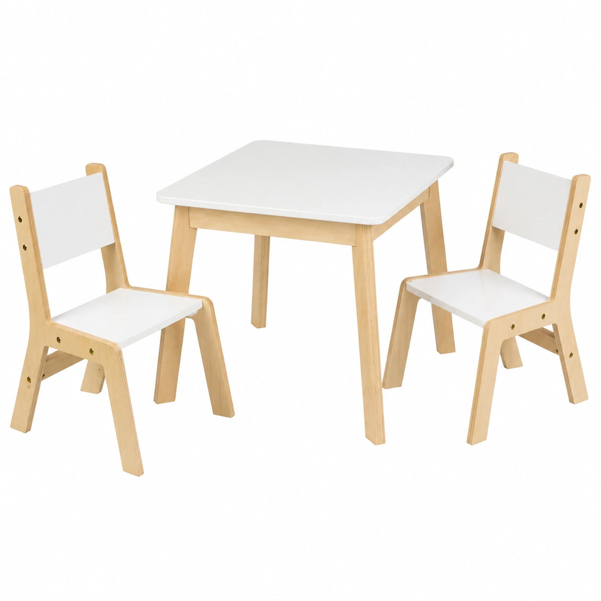 Table, avec 2 chaises, pour les espaces de vie
